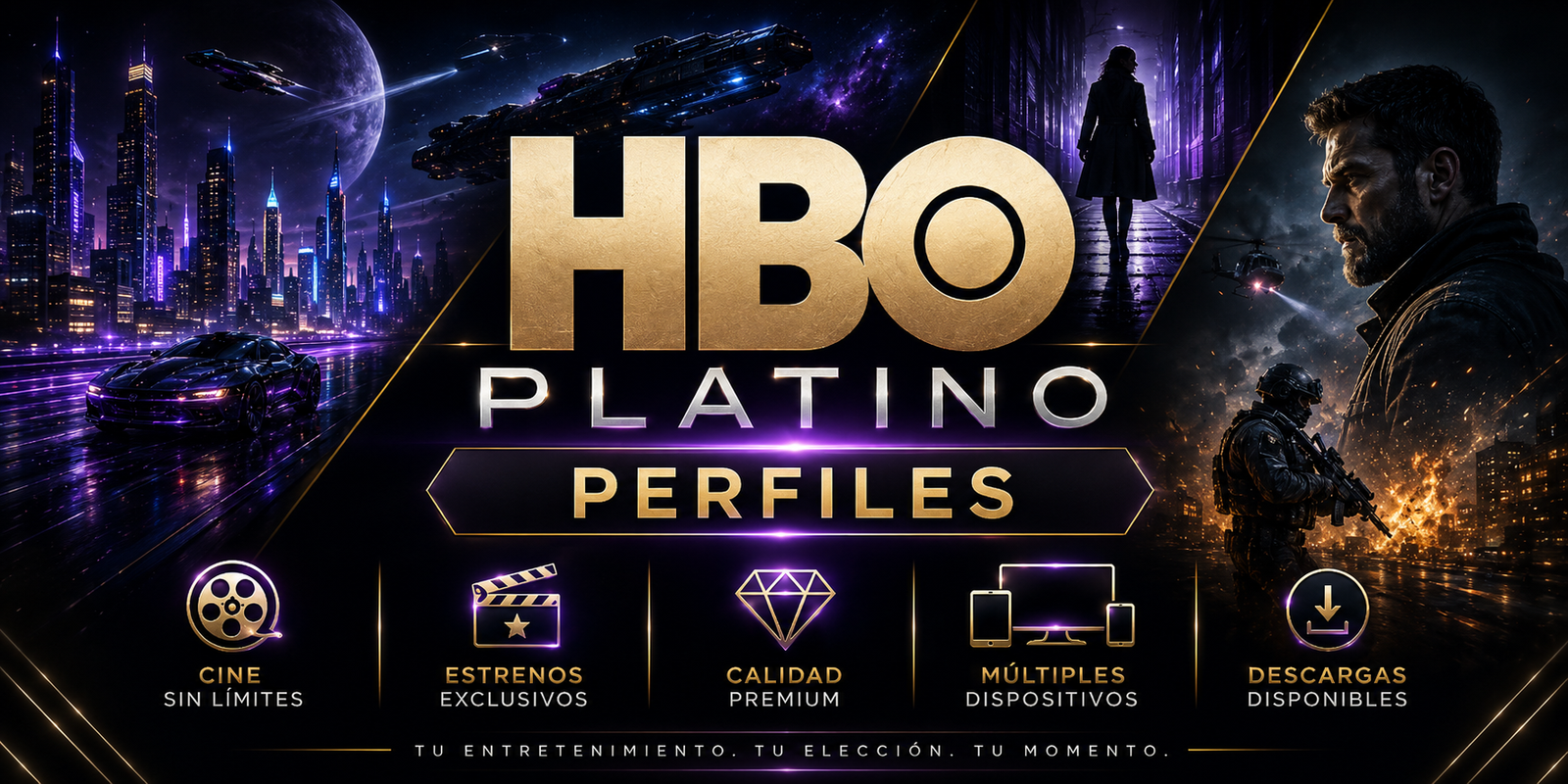 HBO PLATINO PERFILES X 30 DIAS